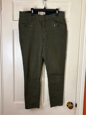 Democracy Green Jeans Ab Technology Skinny Ankle Women’s Size 10